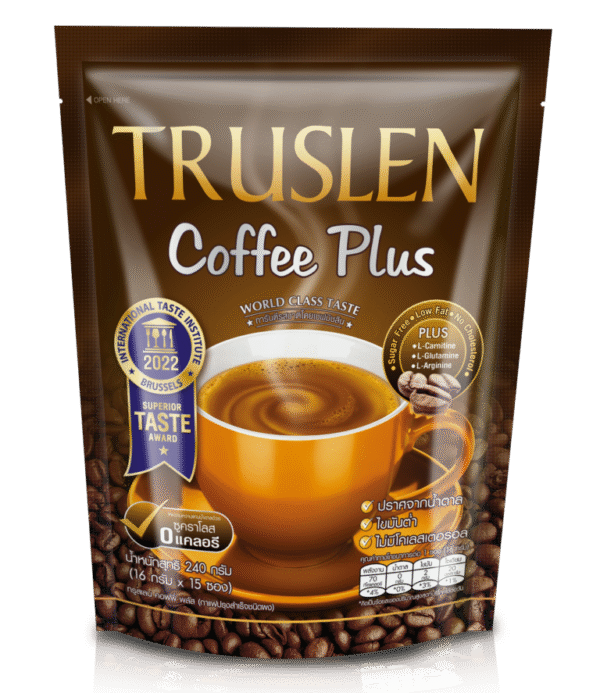 TRUSLEN COFFEE PLUS : កាហ្វេផ្លើស 120g (១៥កញ្ចប់តូច)