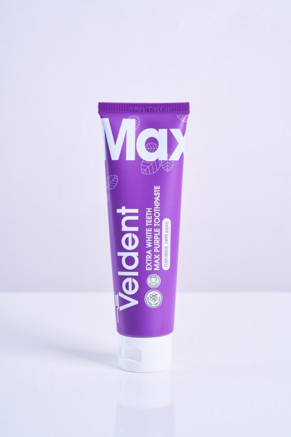 Veldent Extra White Teeth Max Purple Toothpaste 80g